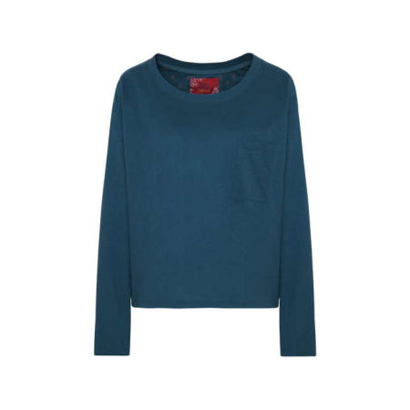 Góra od piżamy Mix & Match LSL Top Chest Pocket